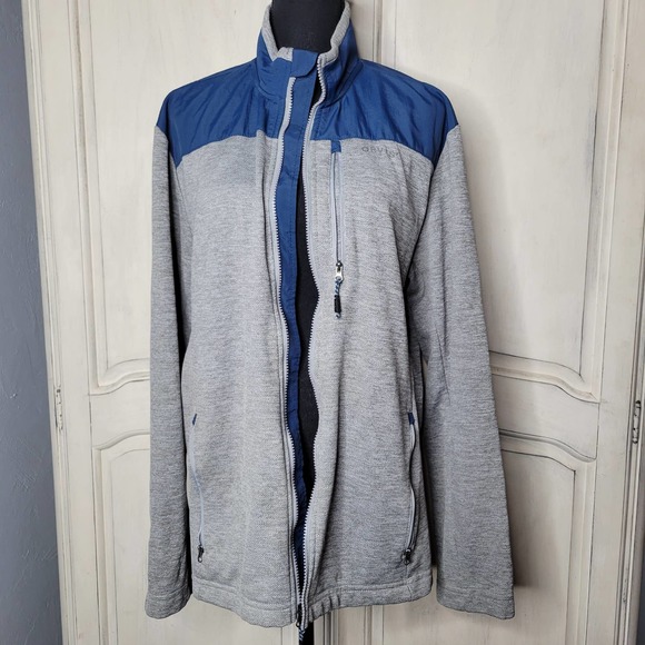 ORVIS Mens Bonded Mesh Full Zip Fleece Windbreaker Jacket✨️L - Picture 7 of 13